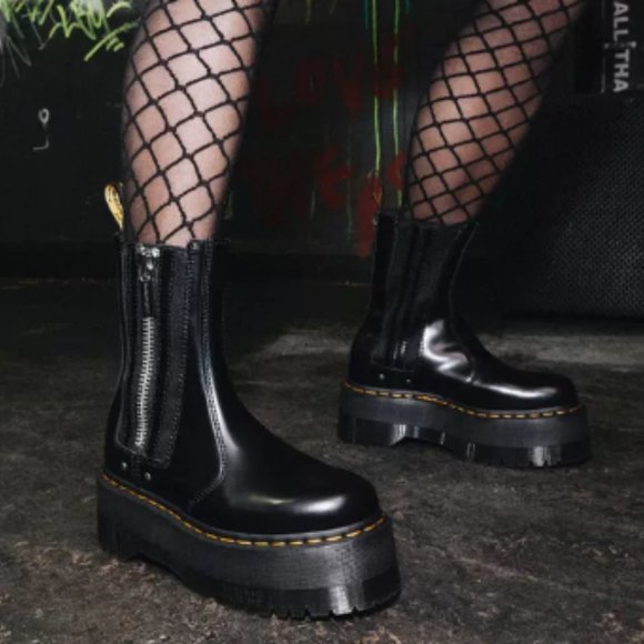 Dr. Martens 2976 Max Leather Platform Chelsea Boots | US 6 - Picture 3 of 11